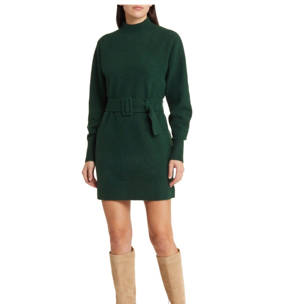 & Other Stories Belted Sweater Dress